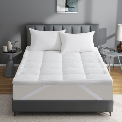 4" Ultra Thick White Down Alternative Full Mattress Topper