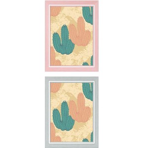 REGALWOVEN Gallery Wall Mounting or Tabletop Display Distressed Wood Grain Photo Frame 2 Pcs - 1 of 4
