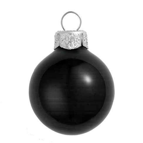 Shiny Christmas Ornaments, Black