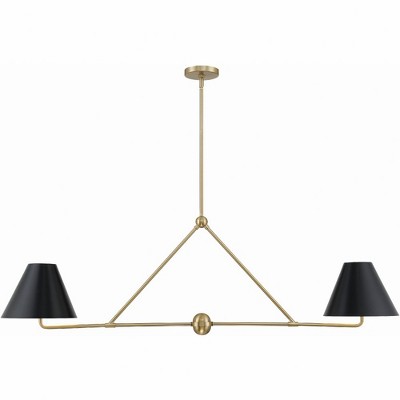 Crystorama Lighting Xavier 4 - Light Chandelier in  Vibrant Gold