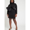 ELOQUII Women's Plus Size Bow Bodice Mini Dress - 3 of 4