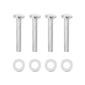 Mount-It! M8 Screws for Samsung TV For M8 x 45mm, Pitch 1.25mm, Stainless Solid Steel Screw Bolts for Wall Mounting | Samsung 7, 8 9 Series Compatible - 1 of 4
