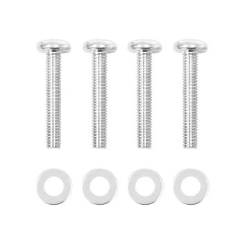 Mount-It! M8 Screws for Samsung TV For M8 x 45mm, Pitch 1.25mm, Stainless Solid Steel Screw Bolts for Wall Mounting | Samsung 7, 8 9 Series Compatible