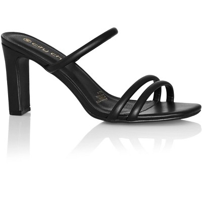 Women's Plus Size WIDE FIT Koa Mule - black | CITY CHIC