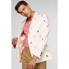 OppoSuits Deluxe Men's Blazer - Tropical Summer Hawaiian Suit Jacket - Off White  - Size 42 - 4 of 4