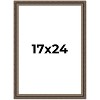 PosterPalooza | Sculpted Silver Picture Frame - UV Acrylic, Foam Board Backing, Hanging Hardware - 2 of 4