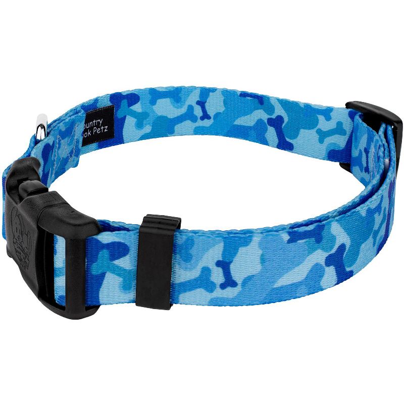 Country Brook Petz Blue Bone Camo Deluxe Dog Collar - Made in The U.S.A., 5 of 8