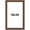 PosterPalooza | Traditional Brown Picture Frame - UV Acrylic, Foam Board Backing, Hanging Hardware - 2 of 4