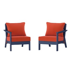 WestinTrends Avalon Outdoor Patio HDPE Sectional Sofa with Patio Cushions - 1 of 4