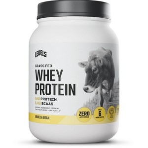 Levels Grass Fed Whey Protein Powder - Vanilla - 23.7oz - 1 of 4