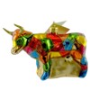 Tannenbaum Treasures 3.25 In Patchwork Cow Tree Ornament , Ornament Harlequin Farm Animal (PC) - 2 of 2