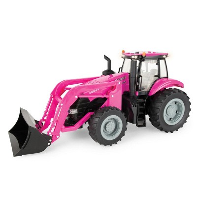 1/16 Big Farm Case IH Magnum PINK Tractor with Loader and Lights & Sounds, 47430