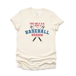 Simply Sage Market Women's Baseball Season Bats Short Sleeve Graphic Tee - 1 of 3
