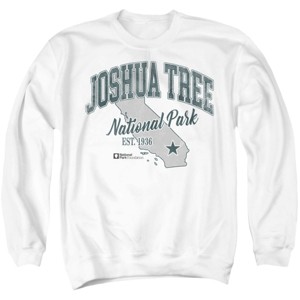 Men's Joshua Tree National Park State Line Crewneck Sweatshirt - 1 of 4