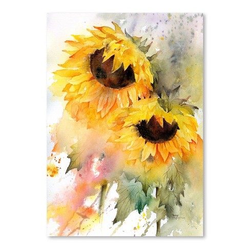 Americanflat Poster Art Print - Sunflower Duo by Rachel McNaughton - 24