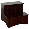 Kings Brand Furniture Joshua Wooden Stool for Adults and Kids with Storage for Bedroom, Kitchen Bathroom, Steps for High Beds - 3 of 4