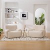 acxily 42" Wide Modern Upholstered Oversized Accent Chair, Boneless Single Sofa Chair, Chenille Armchair Comfy Reading Lounge Chair - 2 of 4