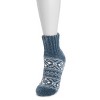 MUK LUKS Women's Chenille Cabin Socks - 2 of 3