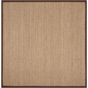 Natural Fiber Herringbone Seagrass NF115 Power Loomed Indoor Rugs - Safavieh - 1 of 4
