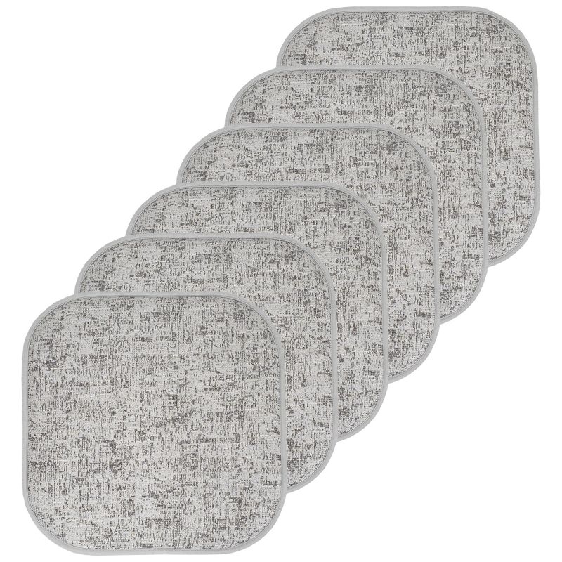Broadway Memory Foam No Slip Back 16" x 16" Chair Pad Cushion by Sweet Home Collection™, 1 of 7