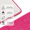 Evideco French Home Goods 3D Pebble Memory Foam Bath Mats - Bath Mat, Runner Mat, and Contour Mat Available in 10 Colors - 4 of 4