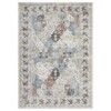 Washable Area Rug Vintage Distressed Rug Non Slip Rug Low Pile Rugs Oriental Throw Rug Foldable Indoor Carpet for Living Room Bedroom Playroom - 4 of 4