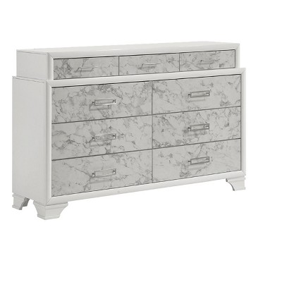 Soul Modern Style Dresser Made with wood in White(Includes Dresser Only) same as B009P309603 (CA inventory)
