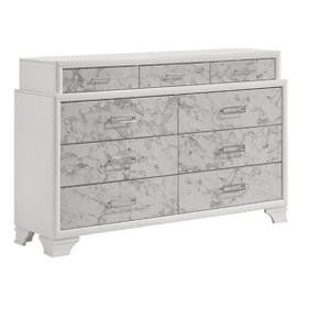 Soul Modern Style Dresser Made with wood in White(Includes Dresser Only) same as B009P309603 (CA inventory) - 1 of 1
