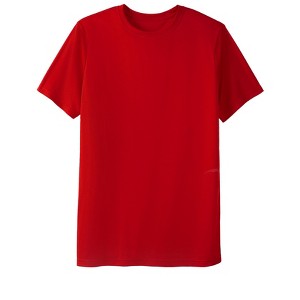 KingSize Men's Big & Tall No Sweat Longer-Length Short Sleeve Crewneck Tee - 1 of 4