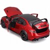 Alfa Romeo Giulia GTAm Red Metallic with Carbon Top 1/18 Die Cast Model Car by Bburago - 4 of 4