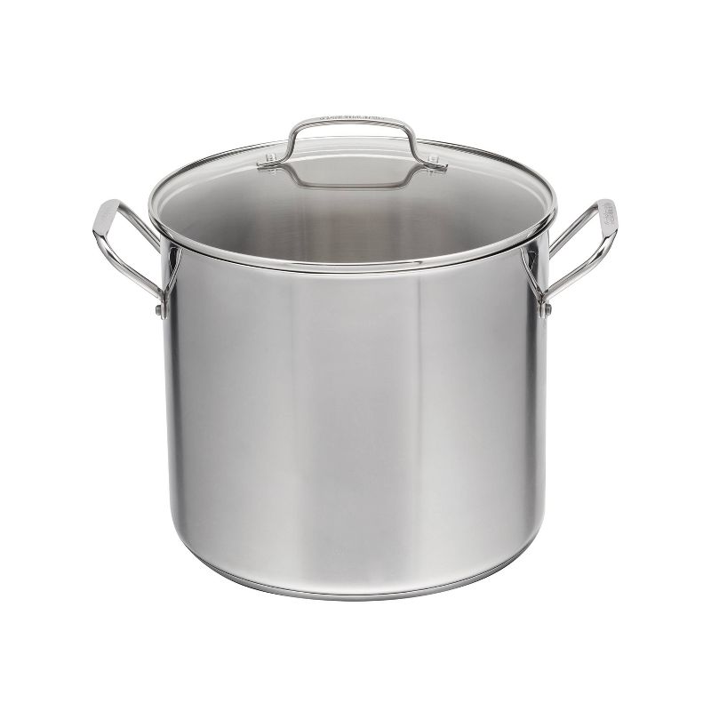 Cuisinart 16qt Stainless Steel Stock Pot with Cover Silver, 1 of 6