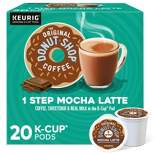 The Original Donut Shop One Step Latte Mocha Dark Roast - Keurig K-Cup Coffee Pods - 20ct