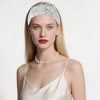 Unique Bargains Fresh Flowers Wide Headband White 1 Pc - 2 of 4