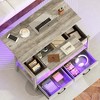 Snynuxx Lift Top Coffee Table with LED, 3-in-1 Multifunctional Coffee Table with Drawers and Hidden Compartments - 3 of 4