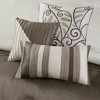 Gracie Mills Nixon 7-Piece Contemporary Striped Comforter Set - 3 of 4