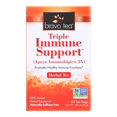 Bravo Teas & Herbs Triple Immune Support - 1 Box/20 Bags