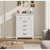 5 Dresser for Bedroom, 41.3" Tall Vertical Drawer Dresser with Storage Freestanding, Wooden Closet Storage Chest for Living Room, Bedroom, Entryway - 2 of 4
