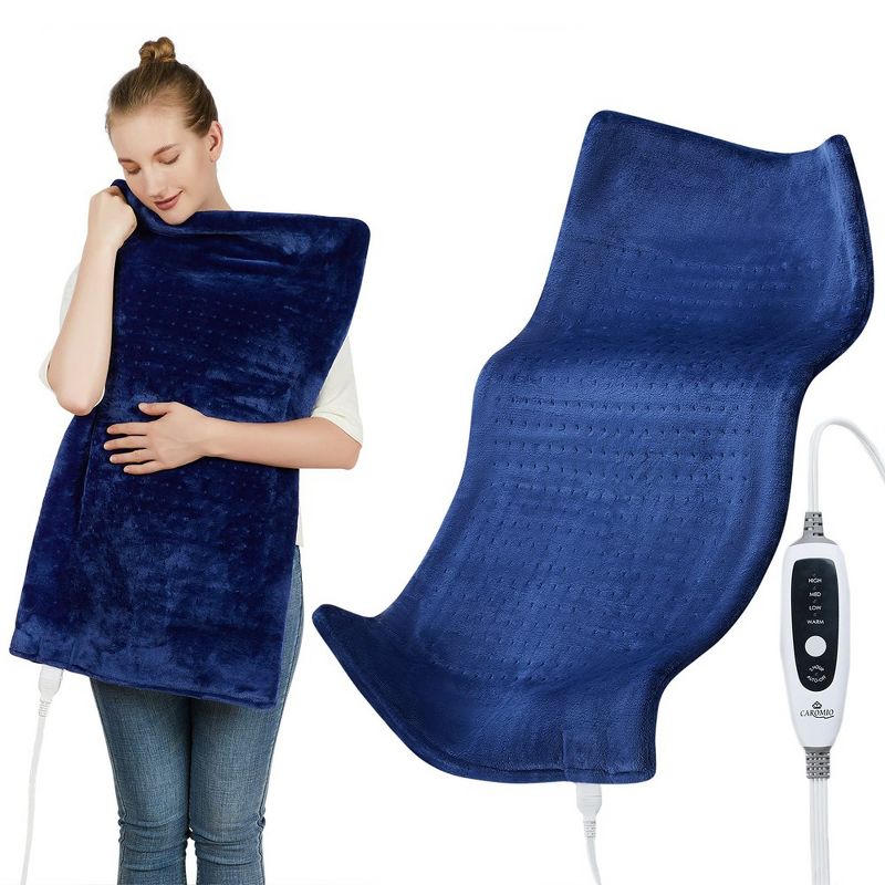Heating Pad for Back Pain Relief 33"x17" Extra Large Electric Heating Pads for Cramps Neck and Shoulders, 1 of 9