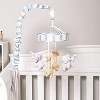 Everyday Kids Precious Moments Noah’s Ark Crib Mobile – Elephant & Giraffe, Teal/Gray, Lullaby Music, Safari Nursery Décor for Boys - 4 of 4