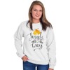 Christmas Carol Jingle All The Way Women Crewneck Sweatshirt Brisco Brands - 4 of 4