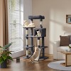Yaheetech Multilevel Cat Tree with Hammock, Scratching Posts, Condo Perch Ball for Indoor - 2 of 4