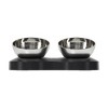 Els Pet 0.5L Dual Stainless Steel Feeding Cat Bowl - 2 of 4