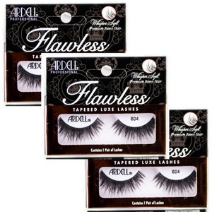 Ardell Professional Flawless Tapered Luxe Lashes - 804 - (Pack of 3) - 1 of 3