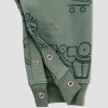 Carter's Just One You® Baby Boys' Construction Long Sleeve Romper - Green - 3 of 4