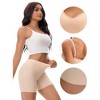 INSPIRE CHIC 3 Packs Women's High Waisted Seamless Shaping Tummy Control Slimming Underwear Boyshorts - 3 of 4