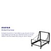 Flash Furniture HERCULES Series Black Steel Sled Base Stack Chair Dolly - 3 of 3