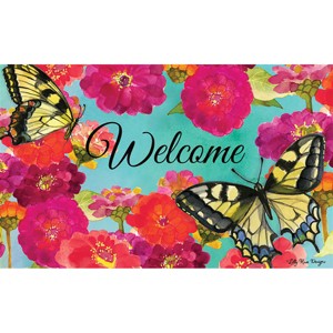 Briarwood Lane Doormat 30x18 Indoor Outdoor Morning Butterflies Spring For Spring Doormat - 1 of 4