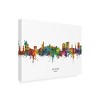 Trademark Fine Art Michael Tompsett 'Athens Georgia Skyline Named' Canvas Art - 2 of 4
