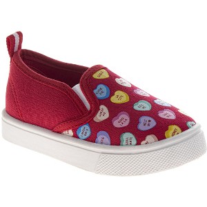 Sweethearts Toddler Cute Canvas Sneakers - 1 of 4