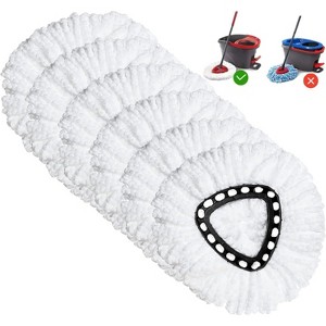 Perfect Fit Replacement for O-Cedar Triangle Mop - High Performance Microfiber Swivel Head for Deep Cleaning, Easy to Change - 1 of 4